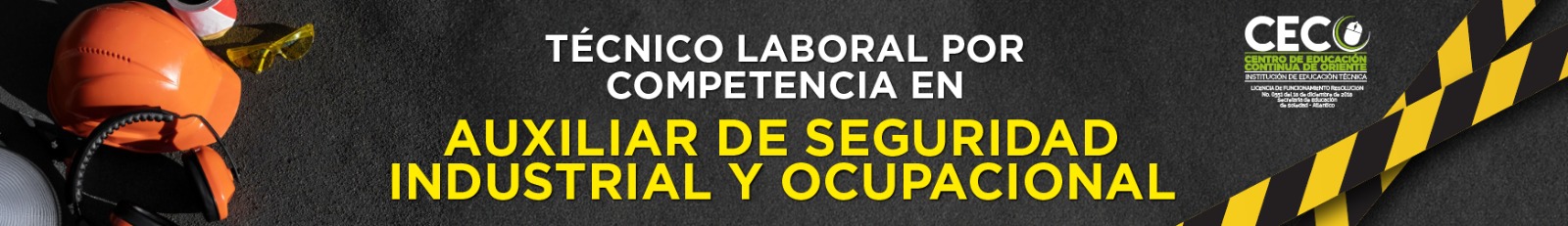 banner tecnico laboral por competencia en seguridad industrial y ocupacional