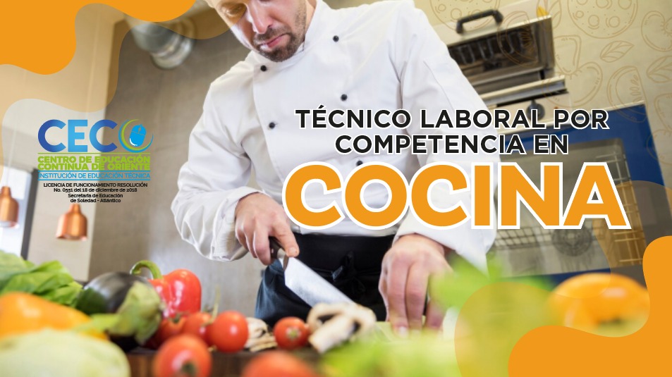 Técnico laboral por competencia en cocina