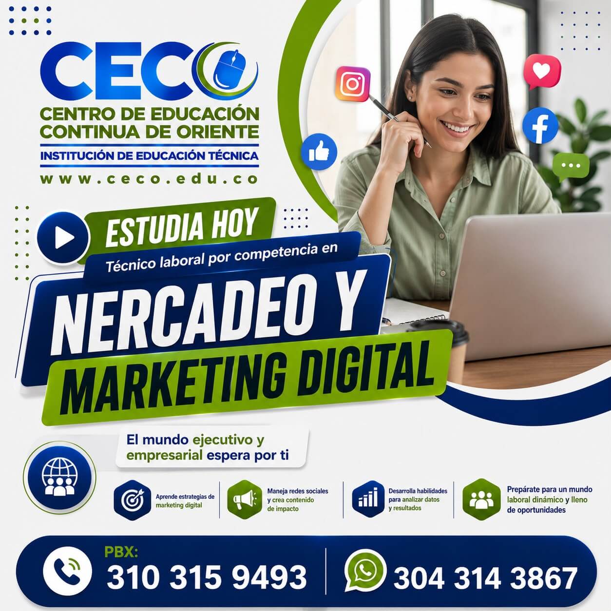 tecnico laboral por competencia en mercadeo y ventas